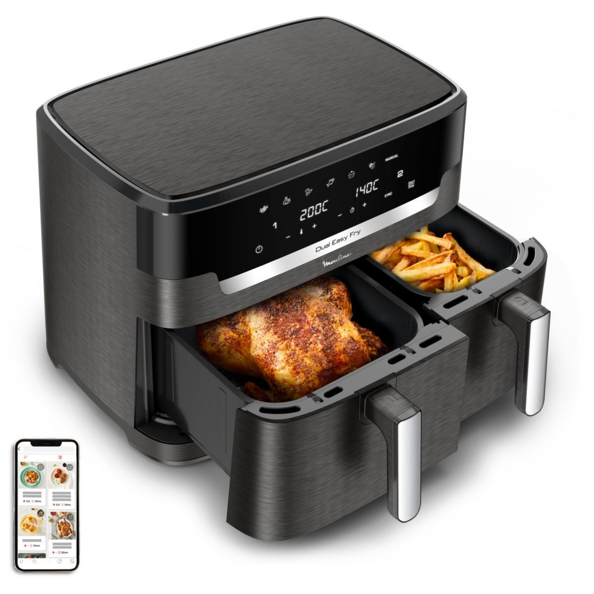 Moulinex Easy Fry Dual XXL 11L EZ942